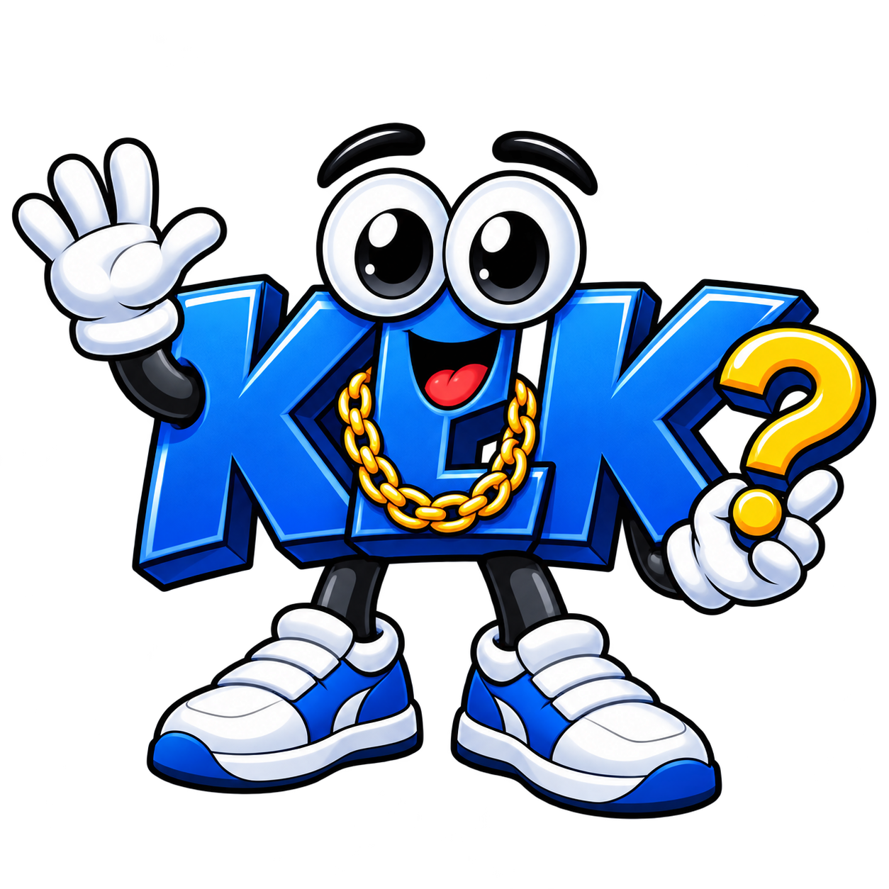 KLK saluda con un signo de interrogación
